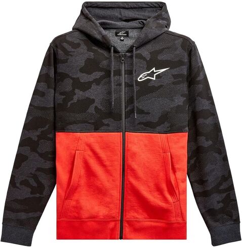Alpinestars 1213-51050-1816-XXL: Camo Block Hoodie Char Htr/Wrm Rd 2X in Saudi Arabia