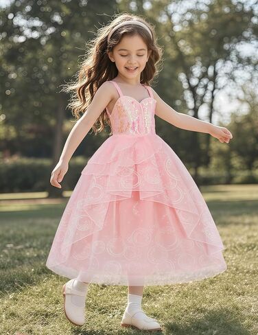 Girls Pink Princess Witch Costume, Good Witch Dress Kids Toddler Halloween Costumes Outfit, Starlight Tulle Dress in Saudi Arabia