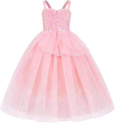 Girls Pink Princess Witch Costume, Good Witch Dress Kids Toddler Halloween Costumes Outfit, Starlight Tulle Dress in Saudi Arabia