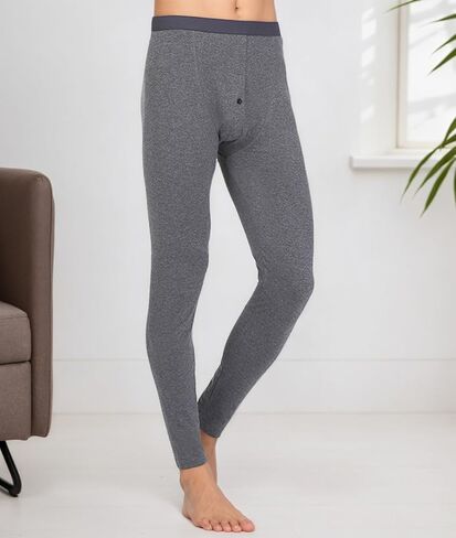Mens Thermal Underwear Long Bottom Cozy Thermal Pants in Saudi Arabia