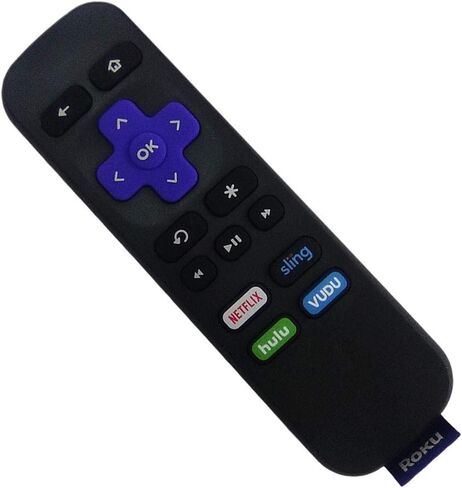 New Roku Remote for Roku Streaming Boxes Compatible with: Roku LT Roku HD XD XDS Roku N1 Roku 1 Roku 2 (RC112) in Saudi Arabia