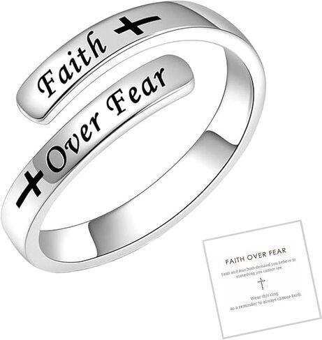 I Fcking Need You Ring For Women, Open Adjustable Stainless Steel I F Love You Ring Engraved Heart Spiral Wrap Twist Vintage Romantic Promise Rings Inspirational Jewelry for Wife Girlfriend Boyfriend in Saudi Arabia