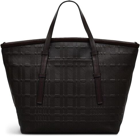 حقيبة RADLEY London Bridgewater 2.0 Check للسيدات متوسطة الحجم بسحاب من الجلد، بلوط داكن in Saudi Arabia