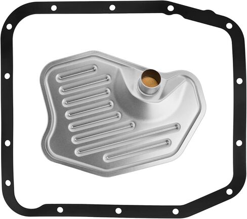 E4OD 4R100 Transmission Filter with Pan Gasket Kit Replacement TF-172 F6TZ-7A098-BB Compatible with 1989-2005 Bronco Excursion Expedition F-150 Heritage F-250 HD Super Duty F-350 Navigator in Kuwait
