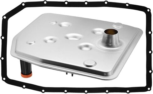E4OD 4R100 Transmission Filter with Pan Gasket Kit Replacement TF-172 F6TZ-7A098-BB Compatible with 1989-2005 Bronco Excursion Expedition F-150 Heritage F-250 HD Super Duty F-350 Navigator in Kuwait