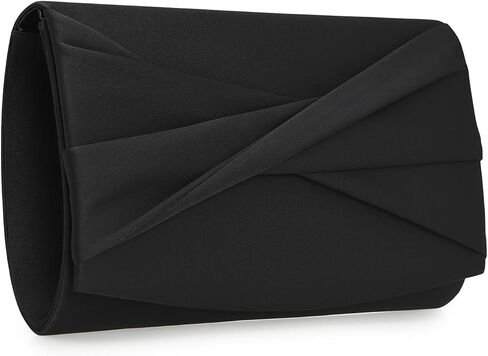 Satin Clutch Purses For Women Formal Clutch Purse Evening Bag Womens Clutch Purse For Wedding Bridal Prom Party in Kuwait