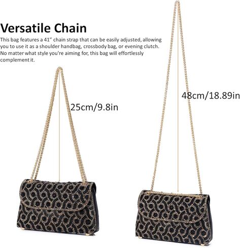 Rhinestone Clutch Purses for Women Crystal Evening Handbag Sparkly Shoulder Bag Crossbody Bag for Cocktail Prom Party in Saudi Arabia