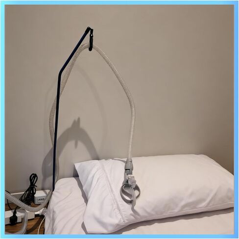 حامل خرطوم CPAP بجانب السرير، شماعة أنابيب قابلة للتعديل مع حامل قوي، ملحق مشبك عالمي لجميع أجهزة CPAP - ملحقات النوم in Kuwait