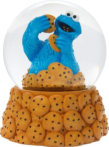 لعبة Precious Moments Sesame Street Cookie Monster Nom Nom Musical Snow Globe، Plays C هي لأغنية Cookie in Saudi Arabia