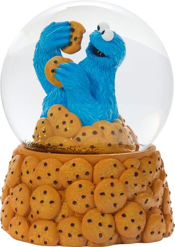 لعبة Precious Moments Sesame Street Cookie Monster Nom Nom Musical Snow Globe، Plays C هي لأغنية Cookie in Saudi Arabia