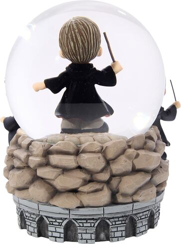 Precious Moments Harry Potter We Have The Power of Friendship Deluxe Musical Snow Globe | Resin and Glass Glitter Globe Plays The Moldau | Hogwarts Trio Collectible Gift Decor in Saudi Arabia