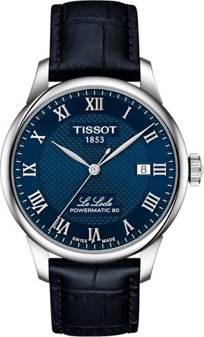 Tissot Le Locle 40mm, Swiss Automatic Watch for Men, Stainless Steel Case, Navy Dial with Diamonds, T0064071604300 in Saudi Arabia