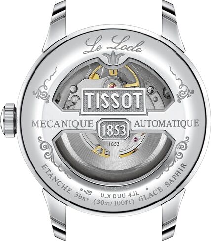 Tissot Le Locle 40mm, Swiss Automatic Watch for Men, Stainless Steel Case, Navy Dial with Diamonds, T0064071604300 in Saudi Arabia