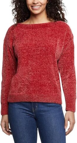 Orvis Women’s Boatneck Chenille Sweater - Soft Textured Knit Cozy Pullover - Midweight in Saudi Arabia