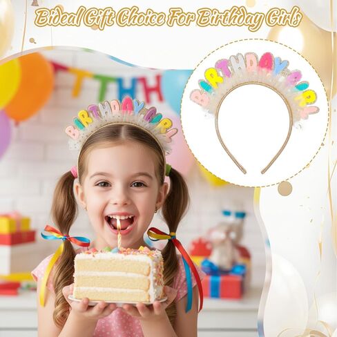 عصابة رأس لعيد الميلاد للفتيات، تاج أعياد ميلاد الأميرة للنساء والفتيات، إكسسوارات شعر تاج عيد ميلاد سعيد باللون الوردي in Kuwait