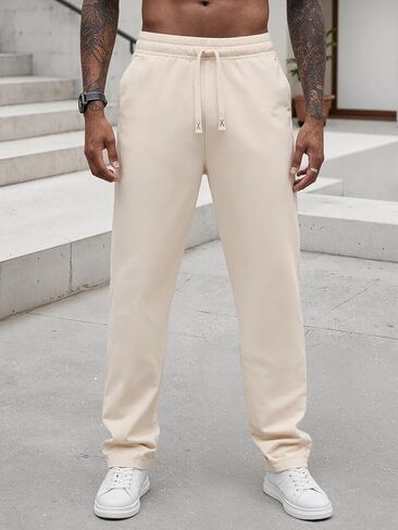 Men's Athletic Training Pants Elastic Waist Breathable with Pockets in Saudi Arabia