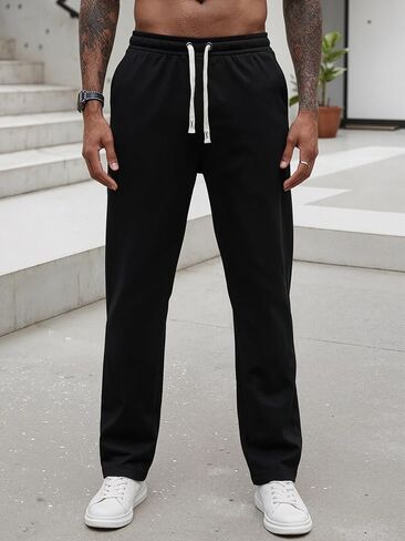 Men's Athletic Training Pants Elastic Waist Breathable with Pockets in Saudi Arabia