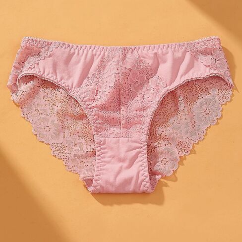 XI LIU 6 Pack Lace Cheeky Underwear for Women Sexy Bikini Panties Breathable Cotton Underwear in Saudi Arabia