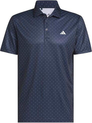 adidas Men's Performance Textured Print Polo Shirt in Saudi Arabia