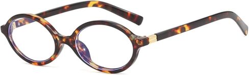 Oval Small Frame Retro Plain Eyeglasses Frame for Women Small Oval Sunglasses Sunglasses for Women Men Fashion Retro 90s Vintage Shades in Saudi Arabia