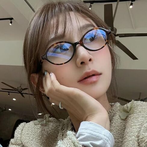 Oval Small Frame Retro Plain Eyeglasses Frame for Women Small Oval Sunglasses Sunglasses for Women Men Fashion Retro 90s Vintage Shades in Saudi Arabia