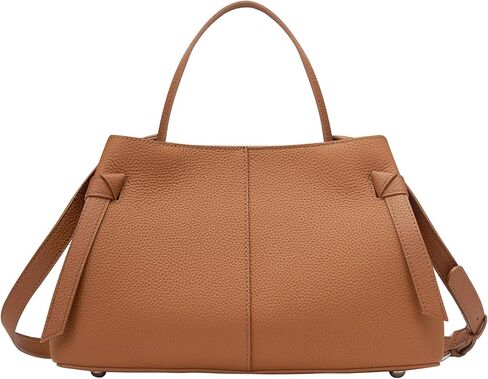 CHUNLI Designer Genuine Leather Crossbody Handbags for Women - Top Handle Satchel Purse - Work Tote Bag with Adjustable Strap in Saudi Arabia