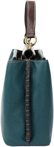 CHALA Charming Satchel with Adjustable Strap - B&W Paw Print - Turquoise in Saudi Arabia