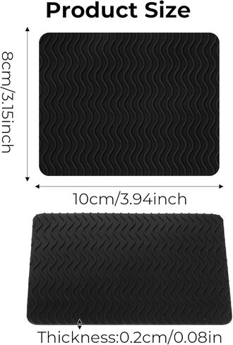 4Pcs High Heels Patch, Silicone Boot Heel Replacement Square Boot Heel Replacement Tips, oot Replacement Shoe Repair Patch Non Slip Heels Protectors for Shoes in Saudi Arabia