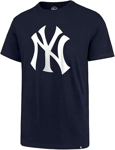 MLB Men's Distressed Imprint Match Team Color Primary Logo Word Mark T-Shirt (Boston Red Sox Navy, XX-Large) in Saudi Arabia
