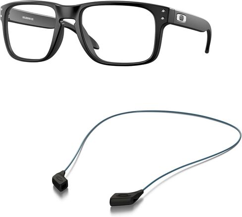 مجموعة نظارات أوكلي OX8156: OX 8156 HOLBROOK RX 815601 مجموعة ملحقات مقود أسود ساتان وكبير باللون الأزرق in Kuwait