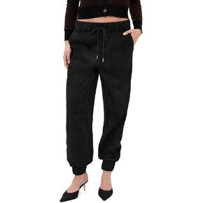 LE BOP Women's Remy Faux Suede Joggers in Saudi Arabia