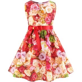 فستان زهري للأطفال ملابس فساتين صيفية للفتيات الصغيرات in Kuwait