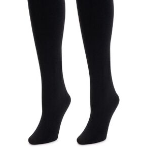 MUK LUKS Women's 2 Pair Pack Fleece Lined, Black, 1X/2X in Saudi Arabia