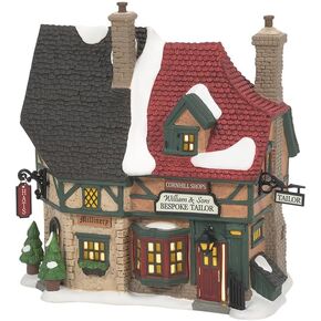 القسم 56 مبنى Dicken's a Christmas Carol Village Cornhill Shoppes Lit، 7.33 بوصة، متعدد الألوان in Kuwait