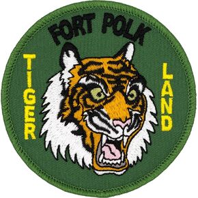 Tigerland - Fort Polk، لويزيانا - رقعة مطرزة مقاس 3 بوصات مطرزة مستديرة in Kuwait