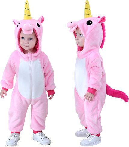 TONWHAR Infant Toddler Kid Halloween Cosplay Costume Kids' Animal Outfit Snowsuit in Kuwait