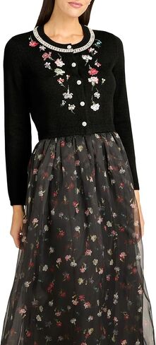Cinq à Sept Womens Tumbling Carnation Isolde Cardigan in Saudi Arabia