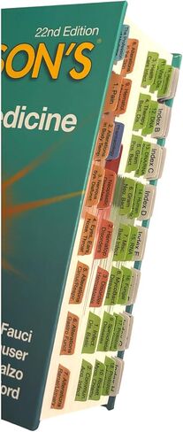 Book Tabs for Current Medical Diagnosis & Treatment 2025. Laminated, Color-Coded and Repositionable for CMDT 2025 (Book not Included) in Kuwait