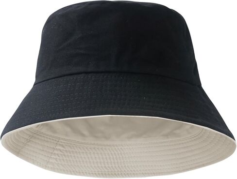 Bucket Hat for Men Women Cotton Sun Hats Unisex Packable Bucket Hats Summer Travel Beach Cap in Saudi Arabia