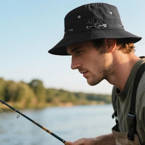 1PCS Spring Summer Men Women Bucket Hat Hiking Camping Bucket Hat 22.05-22.83in in Saudi Arabia