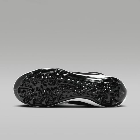 NIKE Jordan 1 Mid TD Men's Football Cleat (FJ6805-002, Black/Light Smoke Grey/Black/Light Smoke Grey) Size 11.5 in Saudi Arabia