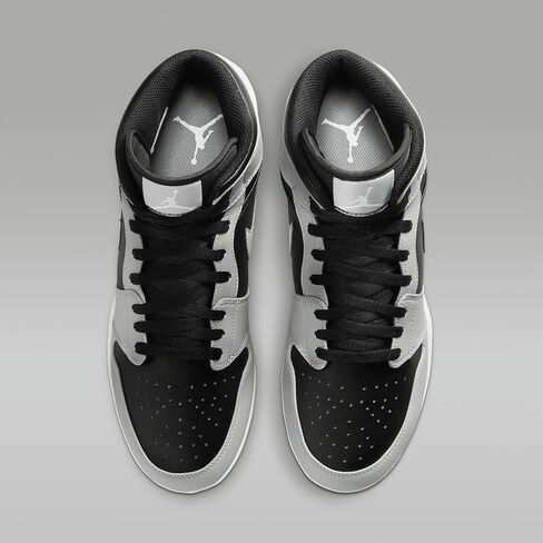 NIKE Jordan 1 Mid TD Men's Football Cleat (FJ6805-002, Black/Light Smoke Grey/Black/Light Smoke Grey) Size 11.5 in Saudi Arabia