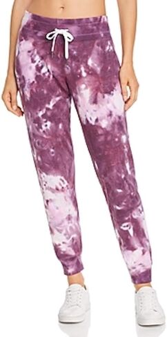 Calvin Klein Performance Starburst Tie-Dyed Fleece-Lined Joggers - Purple - Large in Saudi Arabia