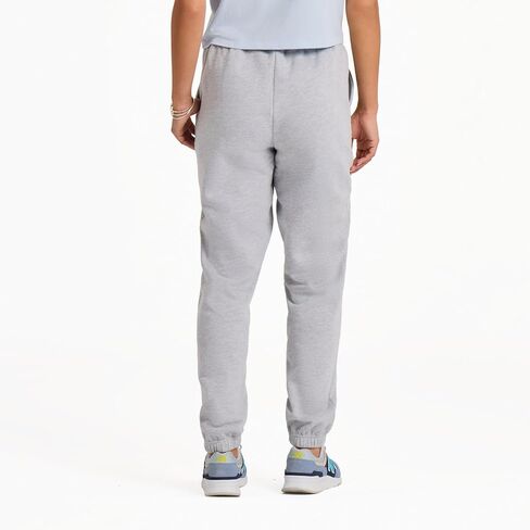 Life is Good. Women's Solid Good Vibes Fleece Jogger, Heather Gray in Saudi Arabia