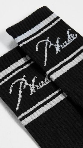 Rhude Men's Script Logo Socks in Saudi Arabia