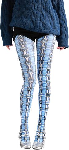 Sahabowi Women's Beautiful Flower Park Colorful Tights, Cartoon Strawberry Pantyhose with High Waistband Soft in Saudi Arabia
