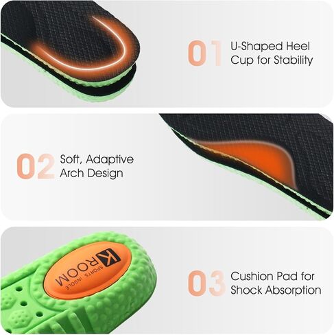 4D Cloud-Soft Comfort Soles for Men - Memory Foam Cushioning Steppers Insoles with Heel Shock Pad - Trim-to-Fit Arch Support Inserts for Superior Comfort and Fatigue Relief(US M 10-11) in Saudi Arabia