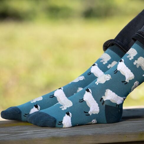 جوارب WHD منفوشة على شكل غنم للنساء والرجال | جوارب لمحبي حيوانات المزرعة، متعة الفناء in Kuwait
