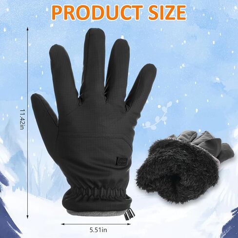 Winter Waterproof Thermal Gloves for Men Women Touch Screen Ski Snow Warm Glove Windproof Winter Gear in Saudi Arabia