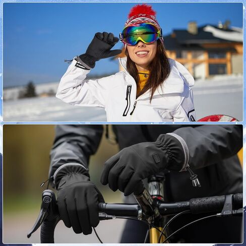 Winter Waterproof Thermal Gloves for Men Women Touch Screen Ski Snow Warm Glove Windproof Winter Gear in Saudi Arabia